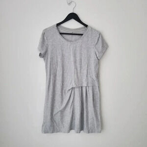 Lululemon  cotton tshirt dress grey
